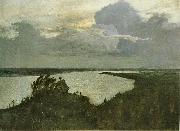 Levitan, Isaak Over eternal tranquility painting